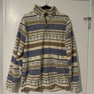 PacSun Half Zip Aztec Pull Over mens Unisex size: M
